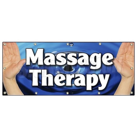Signmission MASSAGE THERAPY BANNER SIGN therapist table rub down signs B-120 Massage Therapy